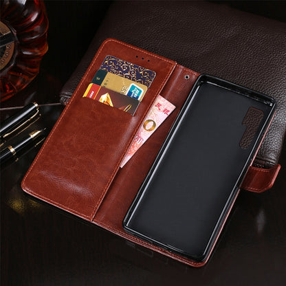 For TCL 20 Pro 5G idewei Crazy Horse Texture Horizontal Flip Leather Case with Holder & Card Slots & Wallet(Brown) - More Brand by idewei | Online Shopping South Africa | PMC Jewellery | Buy Now Pay Later Mobicred