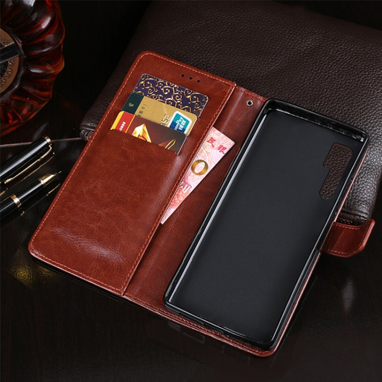 For TCL 20 Pro 5G idewei Crazy Horse Texture Horizontal Flip Leather Case with Holder & Card Slots & Wallet(White) - TCL by idewei | Online Shopping South Africa | PMC Jewellery | Buy Now Pay Later Mobicred