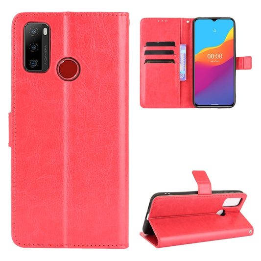 For Ulefone Note 10 Crazy Horse Texture Horizontal Flip Leather Case with Holder & Card Slots & Lanyard(Red) - Ulefone Cases by PMC Jewellery | Online Shopping South Africa | PMC Jewellery | Buy Now Pay Later Mobicred