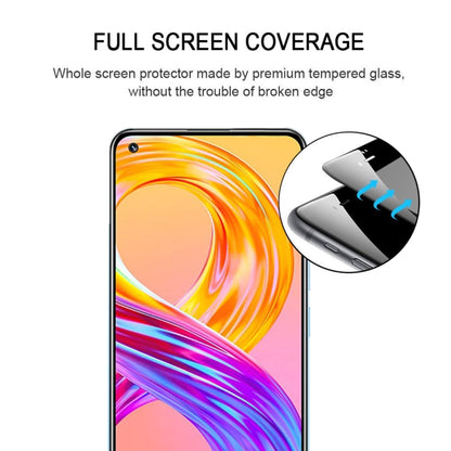 For OPPO Realme 8 / 8 Pro Full Glue Full Cover Screen Protector Tempered Glass Film - Realme Tempered Glass by PMC Jewellery | Online Shopping South Africa | PMC Jewellery | Buy Now Pay Later Mobicred