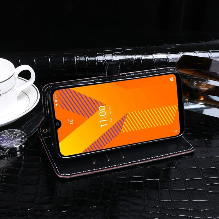 For Wiko Y62 idewei Crocodile Texture Horizontal Flip Leather Case with Holder & Card Slots & Wallet(Black) - More Brand by idewei | Online Shopping South Africa | PMC Jewellery | Buy Now Pay Later Mobicred