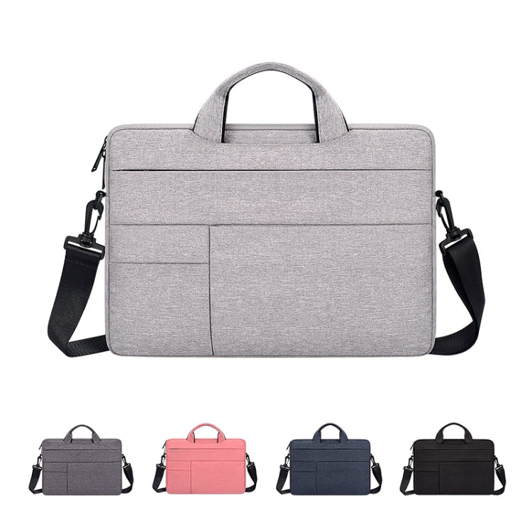 ND05SDJ Oxford Cloth + Nylon Laptop Portable Shoulder Bag, Size:14.1-15.4 inch(Deep Space Gray) - 15 inch by PMC Jewellery | Online Shopping South Africa | PMC Jewellery | Buy Now Pay Later Mobicred