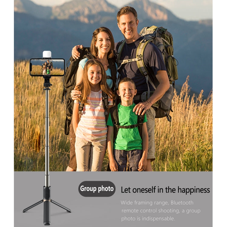 Q03S Fill Light Bluetooth Selfie Stick Tripod Mobile Phone Holder(White) - Selfie Sticks by PMC TechLife | Online Shopping South Africa | PMC TechLife | Buy Now Pay Later Mobicred