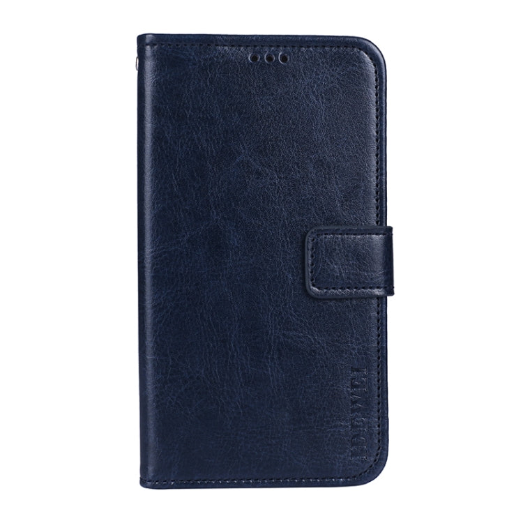 For Blackview A90 idewei Crazy Horse Texture Horizontal Flip Leather Case with Holder & Card Slots & Wallet(Dark Blue) - More Brand by idewei | Online Shopping South Africa | PMC Jewellery | Buy Now Pay Later Mobicred