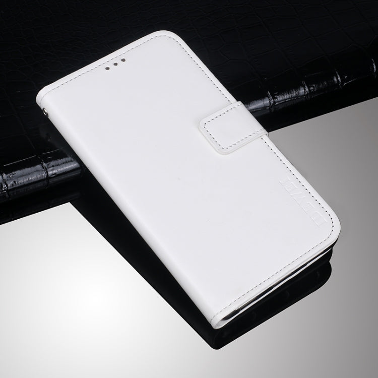 For Blackview A90 idewei Crazy Horse Texture Horizontal Flip Leather Case with Holder & Card Slots & Wallet(White) - More Brand by idewei | Online Shopping South Africa | PMC Jewellery | Buy Now Pay Later Mobicred