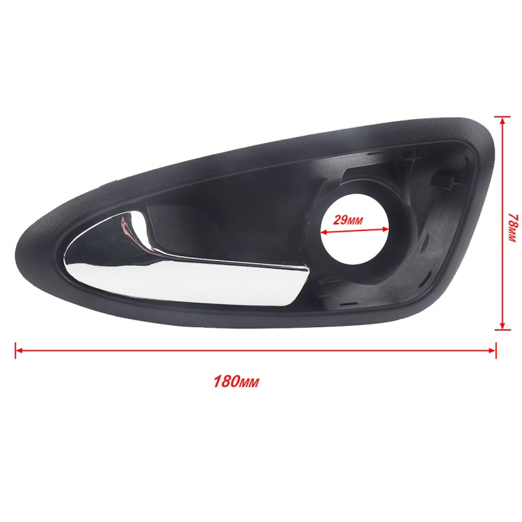 A5822-01 Car Electroplating Left Side Door Inside Handle 6J1837113A for Seat Ibiza 2009-2012 - Door Handles by PMC TechLife | Online Shopping South Africa | PMC TechLife | Buy Now Pay Later Mobicred