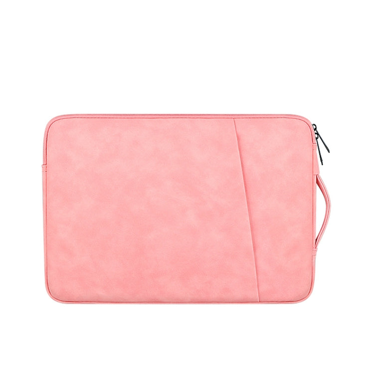 ND08 Sheepskin Notebook Iner Bag, Size:14.1-15.4 inch(Pink) - free shipping - PMC Jewellery - Order now!