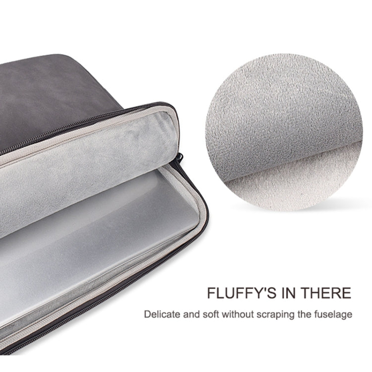 ND08 Sheepskin Notebook Iner Bag, Size:14.1-15.4 inch(Deep Space Gray) - 14.1 inch by PMC Jewellery | Online Shopping South Africa | PMC Jewellery | Buy Now Pay Later Mobicred