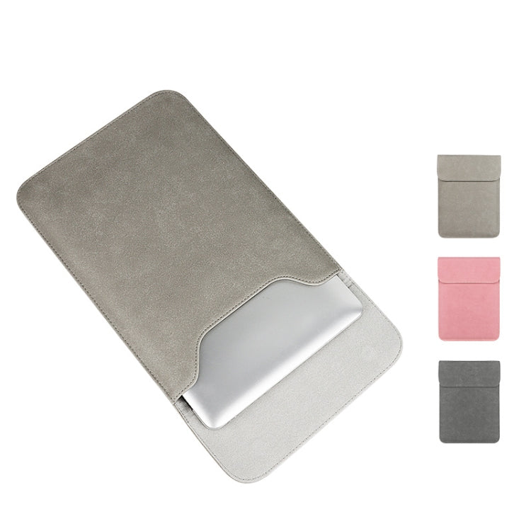 PU02 Ultra-thin Notebook Liner Bag with Small Bag, Size:13.3 inch(Dark Grey) - free shipping - PMC TechLife - Order now!