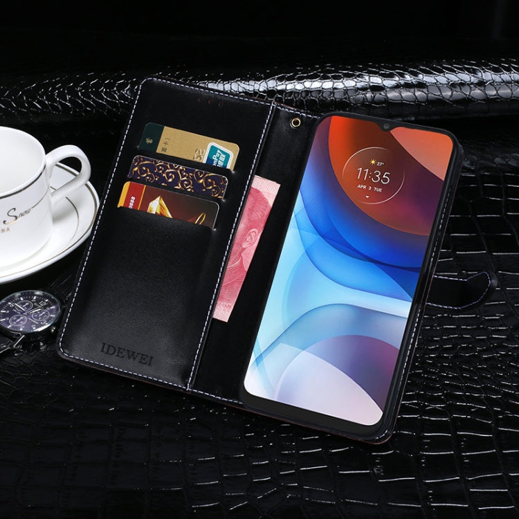 For Lenovo K13 idewei Crocodile Texture Horizontal Flip Leather Case with Holder & Card Slots & Wallet(Dark Blue) - free shipping - PMC Jewellery - Order now!