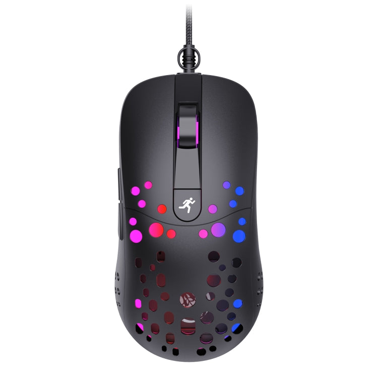 HXSJ A904 RGB Light Macro Programming Mechanical Gaming Wired Mouse(Black) - Wired Mice by HXSJ | Online Shopping South Africa | PMC Jewellery | Buy Now Pay Later Mobicred