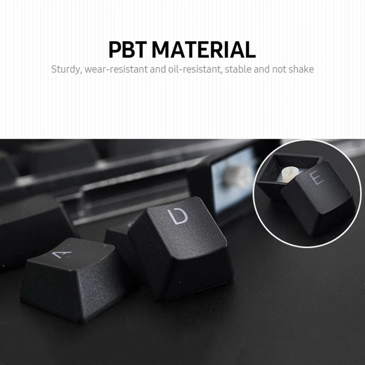HXSJ P9 104 Keys PBT Color Mechanical Keyboard Keycaps(Rose Red) - free shipping - PMC Jewellery - Order now!