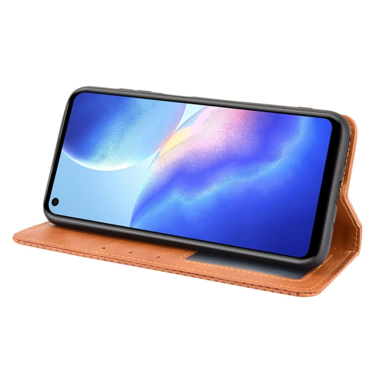 For Blackview A90 Magnetic Buckle Retro Crazy Horse Texture Horizontal Flip Leather Case with Holder & Card Slots & Photo Frame(Brown) - More Brand by PMC Jewellery | Online Shopping South Africa | PMC Jewellery | Buy Now Pay Later Mobicred