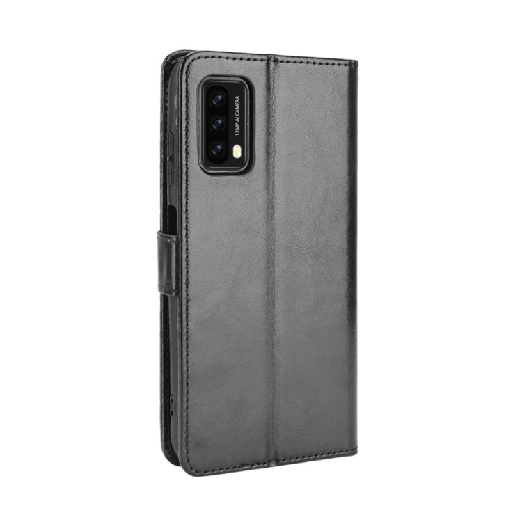 For Blackview A90 Crazy Horse Texture Horizontal Flip Leather Case with Holder & Card Slots & Lanyard(Black) - More Brand by PMC TechLife | Online Shopping South Africa | PMC TechLife | Buy Now Pay Later Mobicred