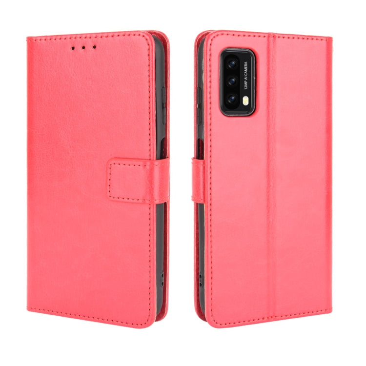 For Blackview A90 Crazy Horse Texture Horizontal Flip Leather Case with Holder & Card Slots & Lanyard(Red) - More Brand by PMC TechLife | Online Shopping South Africa | PMC TechLife | Buy Now Pay Later Mobicred