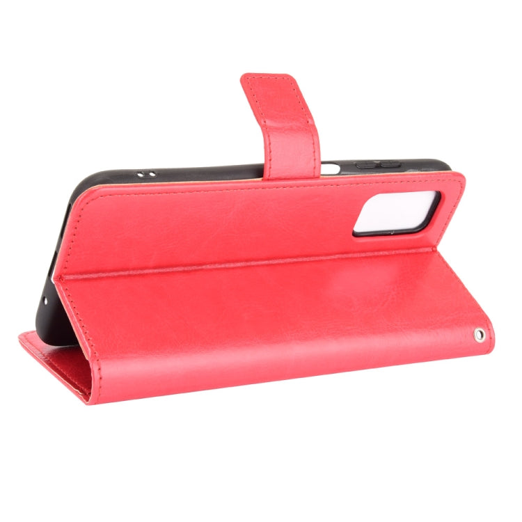 For Blackview A90 Crazy Horse Texture Horizontal Flip Leather Case with Holder & Card Slots & Lanyard(Red) - More Brand by PMC TechLife | Online Shopping South Africa | PMC TechLife | Buy Now Pay Later Mobicred