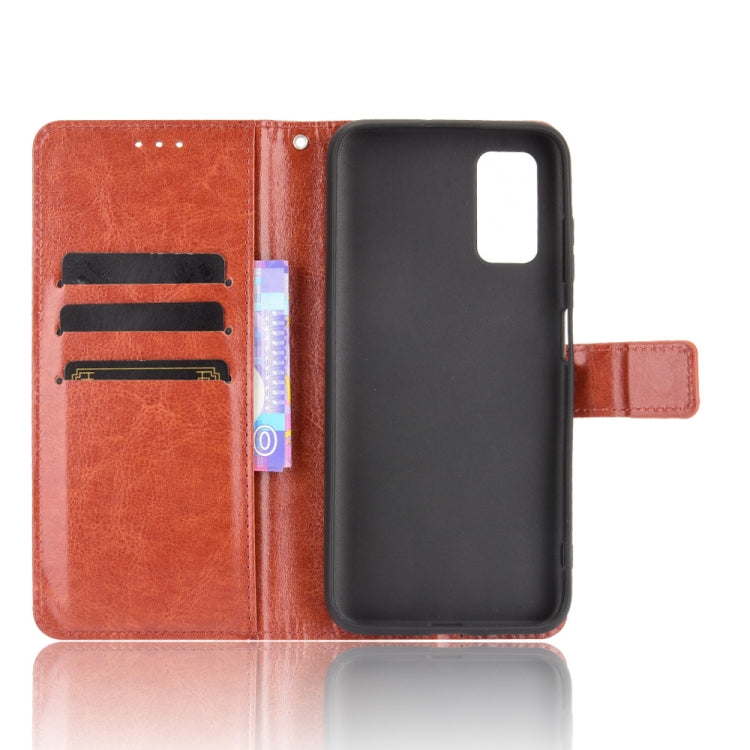 For Blackview A90 Crazy Horse Texture Horizontal Flip Leather Case with Holder & Card Slots & Lanyard(Brown) - More Brand by PMC TechLife | Online Shopping South Africa | PMC TechLife