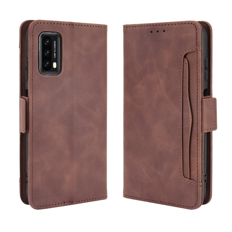 For Blackview A90 Skin Feel Calf Pattern Horizontal Flip Leather Case with Holder & Card Slots & Photo Frame(Brown) - More Brand by PMC Jewellery | Online Shopping South Africa | PMC Jewellery | Buy Now Pay Later Mobicred