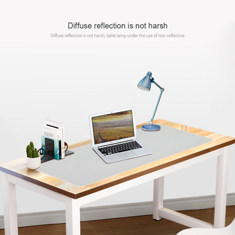 ZD01 Double-sided PU Mouse Pad Table Mat, Size: 90 x 40cm(Silver+Black) - Mouse Pads by PMC TechLife | Online Shopping South Africa | PMC TechLife | Buy Now Pay Later Mobicred