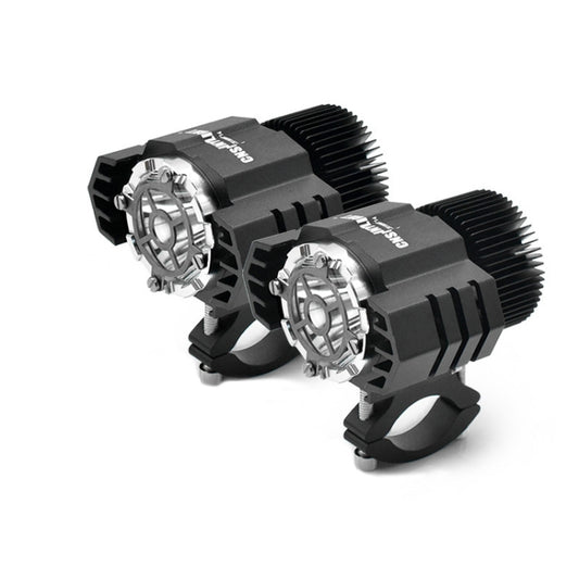 2 PCS M25 DC10V-80V 30W Motorcycle / Car IP65 Waterproof Aluminum Alloy External LED Glare Small Steel Cannon Headlight Spotlight - Headlights by PMC Jewellery | Online Shopping South Africa | PMC Jewellery | Buy Now Pay Later Mobicred