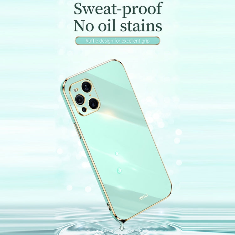 For OPPO Find X3 Pro XINLI Straight Edge 6D Electroplate TPU Phone Case(Hawthorn Red) - free shipping - PMC TechLife - Order now!
