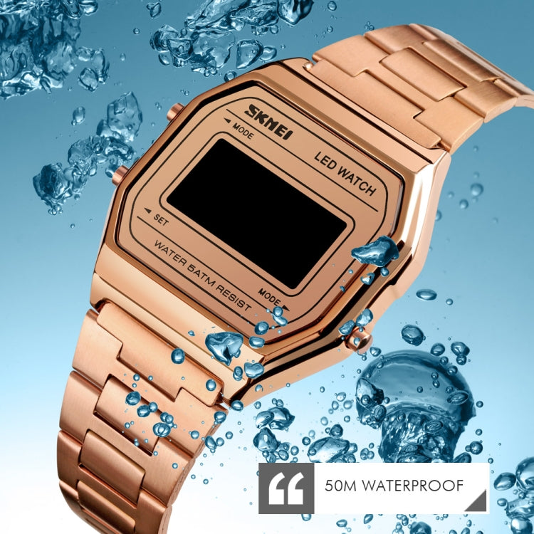 SKMEI 1646 LED Digital Display Luminous Electronic Watch(Black) - free shipping - PMC TechLife - Order now!