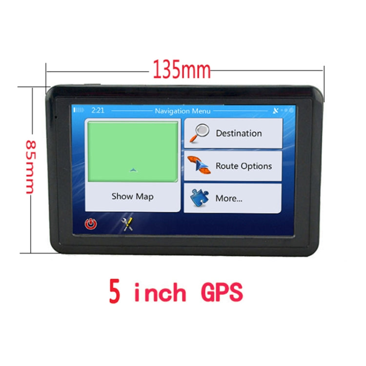 Q5 Car 5 inch HD TFT Touch Screen GPS Navigator Support TF Card / MP3 / FM Transmitter, Specification:Southeast Asia Map - Car Monitor by PMC TechLife | Online Shopping South Africa | PMC TechLife | Buy Now Pay Later Mobicred