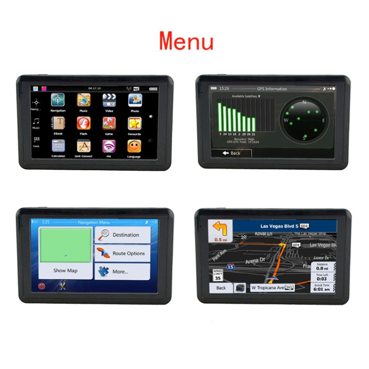 Q5 Car 5 inch HD TFT Touch Screen GPS Navigator Support TF Card / MP3 / FM Transmitter, Specification:Southeast Asia Map - Car Monitor by PMC TechLife | Online Shopping South Africa | PMC TechLife | Buy Now Pay Later Mobicred