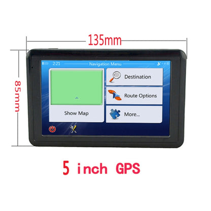 Q5 Car 5 inch HD TFT Touch Screen GPS Navigator Support TF Card / MP3 / FM Transmitter, Specification:Middle East Map - Car Monitor by PMC Jewellery | Online Shopping South Africa | PMC Jewellery | Buy Now Pay Later Mobicred