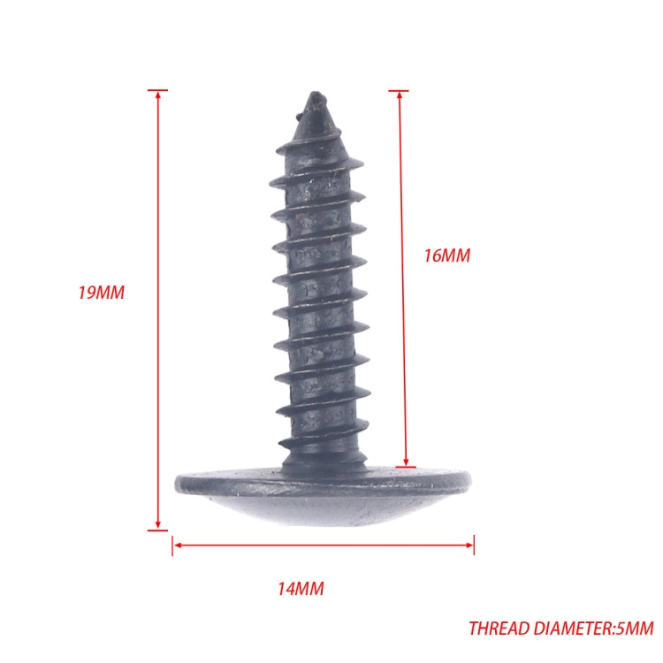 A5474 50 PCS M5x16 Mudguard Screws with Wrench N90775001 for Audi - Nuts & Bolts by PMC TechLife | Online Shopping South Africa | PMC TechLife | Buy Now Pay Later Mobicred