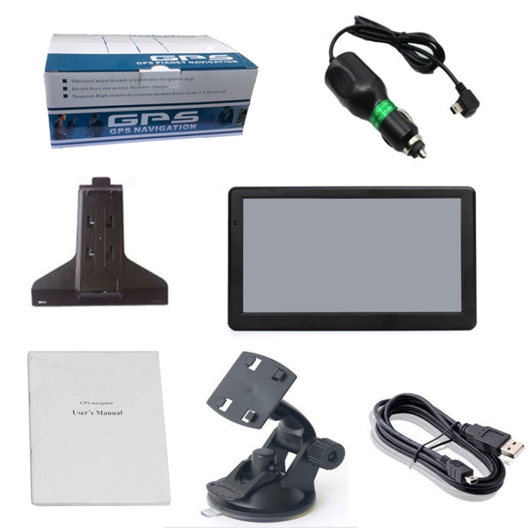 X20 7 inch Car GPS Navigator 8G+256M Capacitive Screen Bluetooth Reversing Image, Specification:North America Map - Car MP3 & MP4 & MP5 by PMC TechLife | Online Shopping South Africa | PMC TechLife | Buy Now Pay Later Mobicred