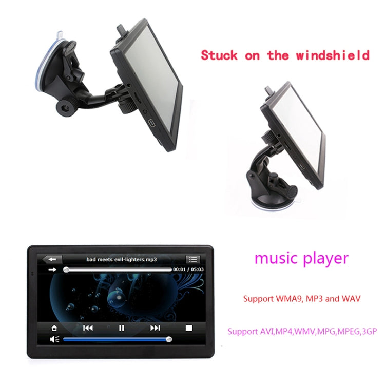 7 inch Car HD GPS Navigator 8G+128M Resistive Screen Support FM / TF Card, Specification:Southeast Asia Map - Car MP3 & MP4 & MP5 by PMC TechLife | Online Shopping South Africa | PMC TechLife | Buy Now Pay Later Mobicred