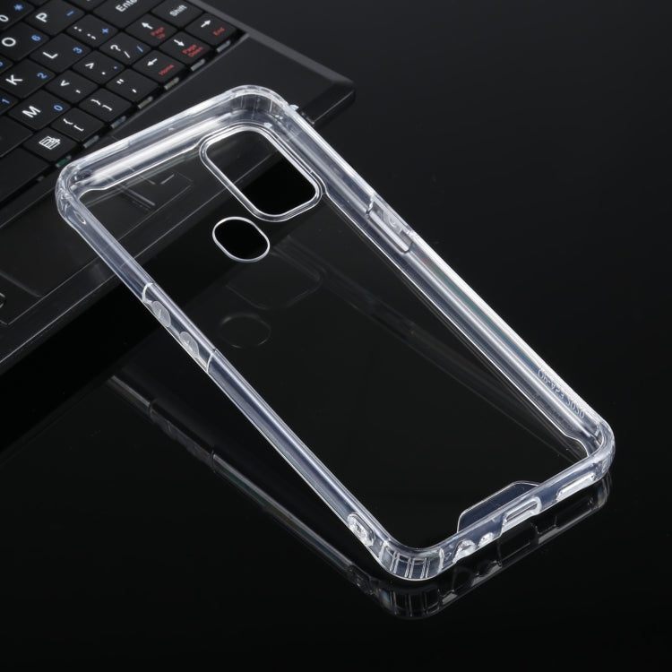 For OPPO A53 / A32 Four-corner Shockproof Transparent TPU + PC Protective Case - OPPO Cases by PMC TechLife | Online Shopping South Africa | PMC TechLife