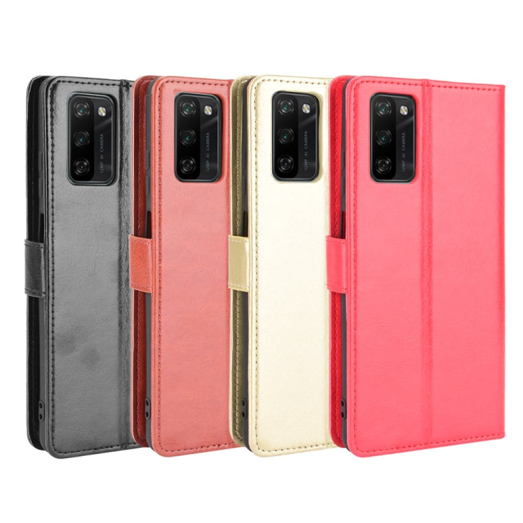 For Blackview A100 Crazy Horse Texture Horizontal Flip Leather Case with Holder & Card Slots & Lanyard(Red) - More Brand by PMC TechLife | Online Shopping South Africa | PMC TechLife | Buy Now Pay Later Mobicred