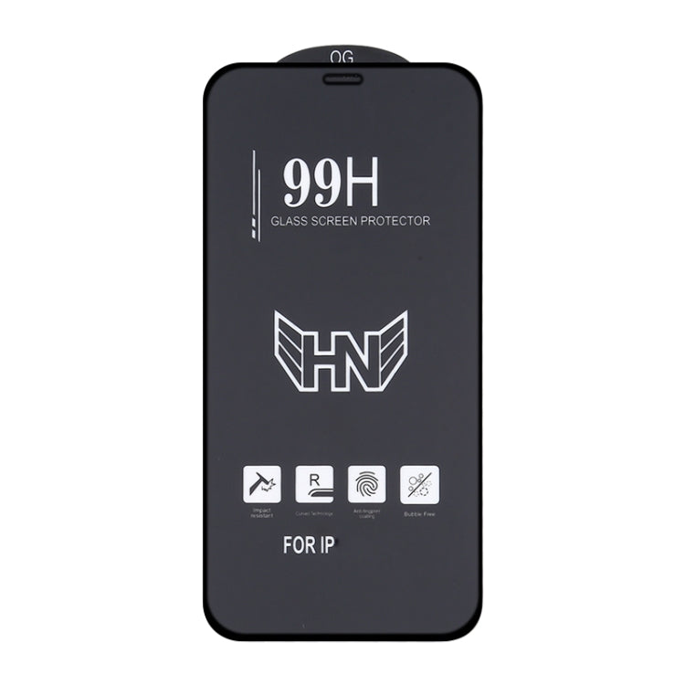 For iPhone 16e / 13 / 13 Pro High Aluminum Large Arc Full Screen Tempered Glass Film - iPhone 13 Tempered Glass by PMC TechLife | Online Shopping South Africa | PMC TechLife | Buy Now Pay Later Mobicred