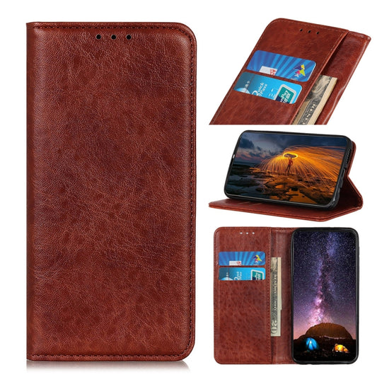 For Nokia XR20 5G Magnetic Crazy Horse Texture Horizontal Flip Leather Case with Holder & Card Slots & Wallet(Brown) - Nokia Cases by PMC Jewellery | Online Shopping South Africa | PMC Jewellery