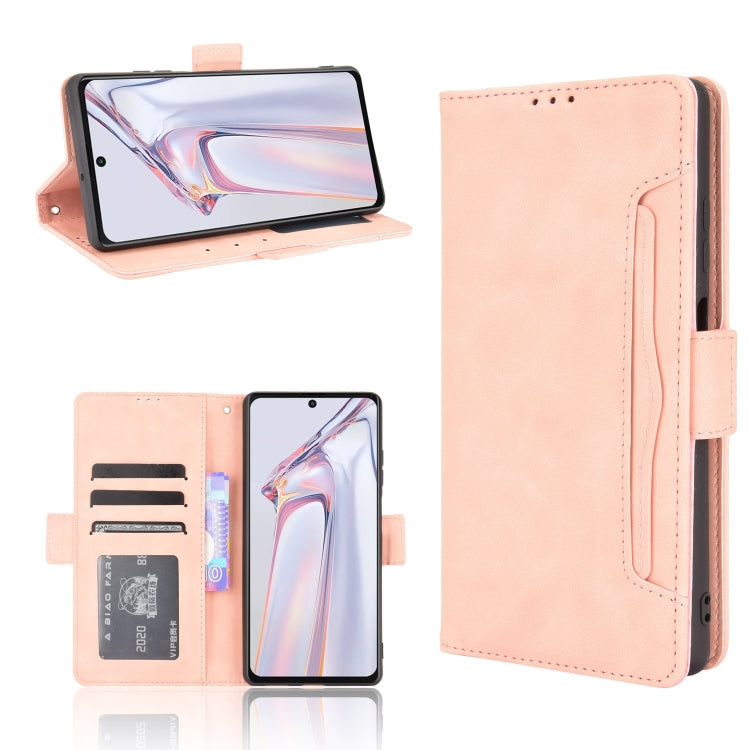 For Blackview A100 Skin Feel Calf Pattern Horizontal Flip Leather Case with Holder & Card Slots & Photo Frame(Pink) - More Brand by PMC TechLife | Online Shopping South Africa | PMC TechLife