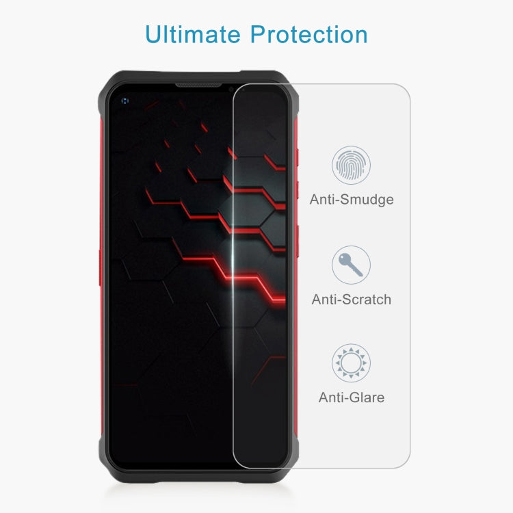 For Doogee V10 5G 50 PCS 0.26mm 9H 2.5D Tempered Glass Film - For Doogee by PMC Jewellery | Online Shopping South Africa | PMC Jewellery | Buy Now Pay Later Mobicred