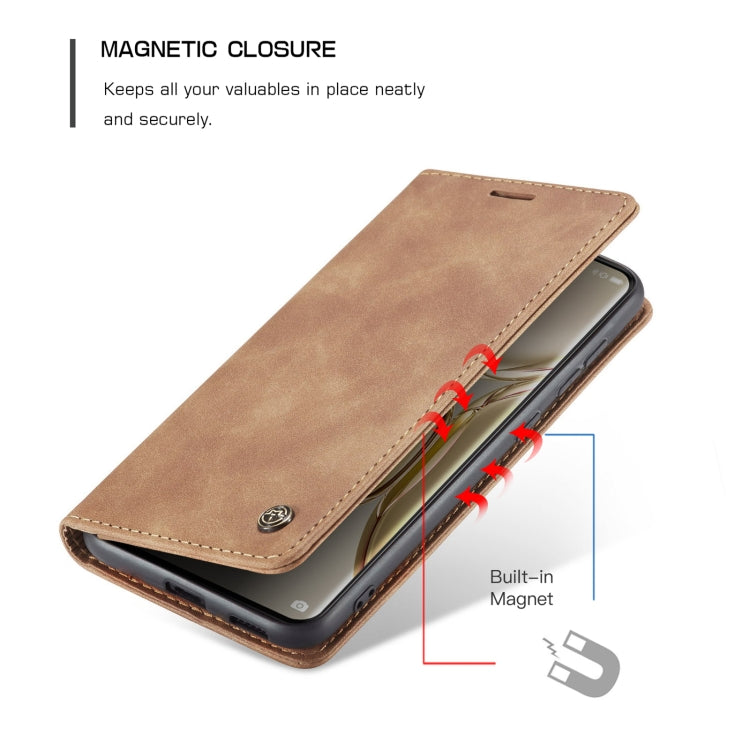 CaseMe 013 Multifunctional Horizontal Flip Leather Case with Holder & Card Slot & Wallet For Huawei P50 Pro(Brown) - Huawei Cases by CaseMe | Online Shopping South Africa | PMC Jewellery | Buy Now Pay Later Mobicred