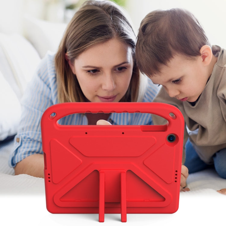 For Huawei Enjoy Tablet 2 / MatePad T10 / T10s Portable Handle EVA Shockproof Anti Falling Protective Case with Triangle Holder(Red) - free shipping - PMC TechLife - Order now!