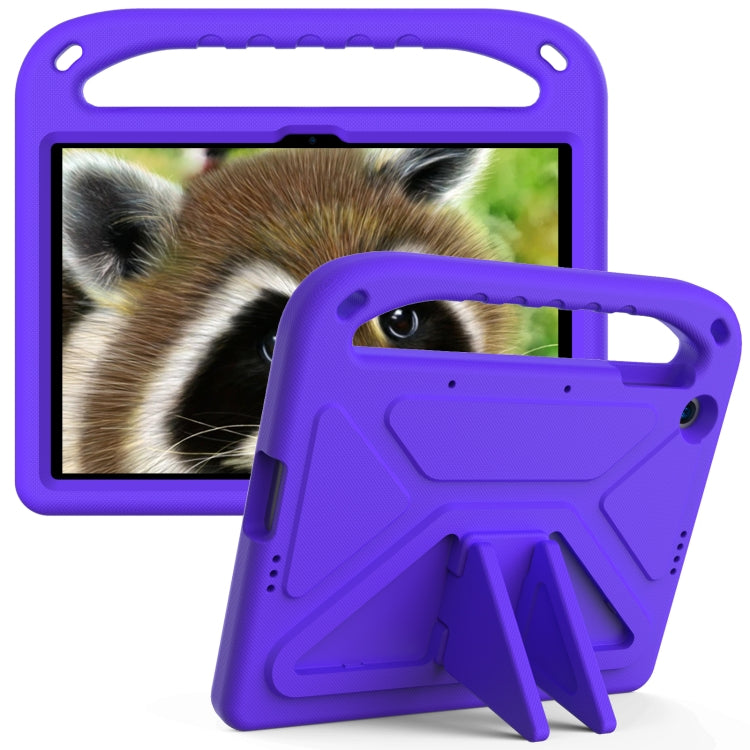 For Huawei Enjoy Tablet 2 / MatePad T10 / T10s Portable Handle EVA Shockproof Anti Falling Protective Case with Triangle Holder(Purple) - Huawei by PMC TechLife | Online Shopping South Africa | PMC TechLife | Buy Now Pay Later Mobicred