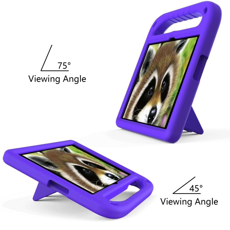 For Huawei Enjoy Tablet 2 / MatePad T10 / T10s Portable Handle EVA Shockproof Anti Falling Protective Case with Triangle Holder(Purple) - Huawei by PMC TechLife | Online Shopping South Africa | PMC TechLife | Buy Now Pay Later Mobicred