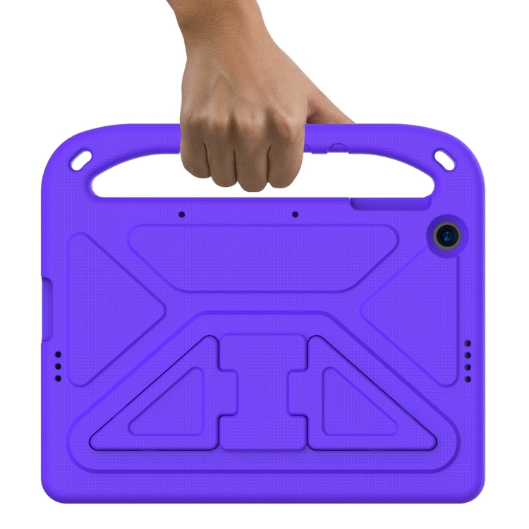 For Huawei Enjoy Tablet 2 / MatePad T10 / T10s Portable Handle EVA Shockproof Anti Falling Protective Case with Triangle Holder(Purple) - Huawei by PMC TechLife | Online Shopping South Africa | PMC TechLife | Buy Now Pay Later Mobicred