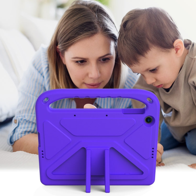 For Huawei Enjoy Tablet 2 / MatePad T10 / T10s Portable Handle EVA Shockproof Anti Falling Protective Case with Triangle Holder(Purple) - Huawei by PMC TechLife | Online Shopping South Africa | PMC TechLife | Buy Now Pay Later Mobicred