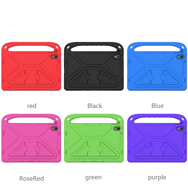 For Lenovo Tab P11 TB-J606F / Tab P11 Plus TB-J607F Portable Handle EVA Shockproof Anti Falling Protective Case with Triangle Holder(Purple) - Lenovo by PMC TechLife | Online Shopping South Africa | PMC TechLife | Buy Now Pay Later Mobicred