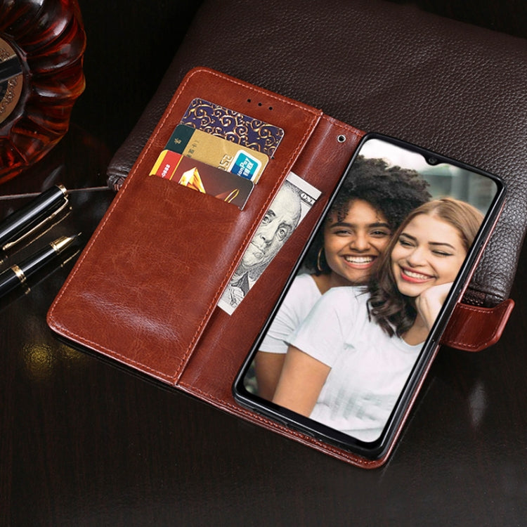 idewei Crazy Horse Texture Horizontal Flip Leather Case with Holder & Card Slots & Wallet For Doogee N40 Pro(Red) - More Brand by idewei | Online Shopping South Africa | PMC TechLife | Buy Now Pay Later Mobicred
