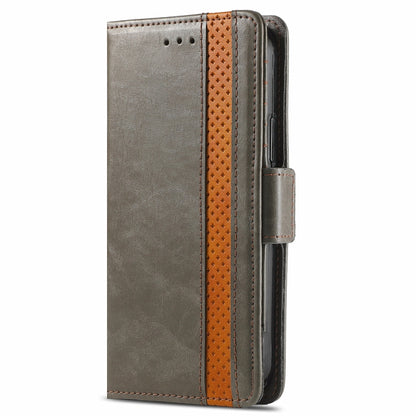 For Doogee X96 Pro CaseNeo Business Splicing Dual Magnetic Buckle Horizontal Flip PU Leather Case with Holder & Card Slots & Wallet(Grey) - More Brand by PMC Jewellery | Online Shopping South Africa | PMC Jewellery | Buy Now Pay Later Mobicred