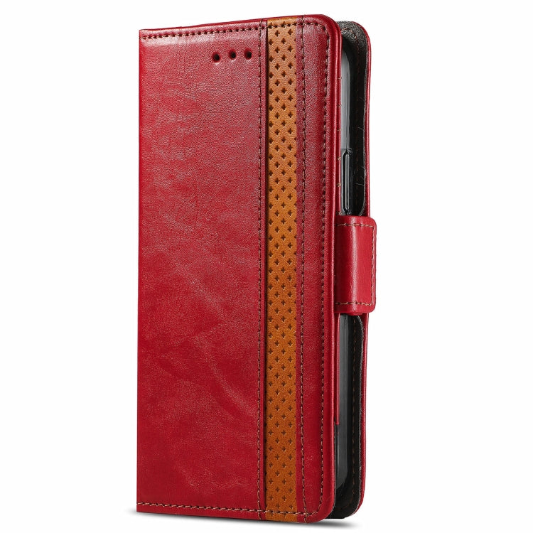For Doogee X96 Pro CaseNeo Business Splicing Dual Magnetic Buckle Horizontal Flip PU Leather Case with Holder & Card Slots & Wallet(Red) - More Brand by PMC Jewellery | Online Shopping South Africa | PMC Jewellery | Buy Now Pay Later Mobicred