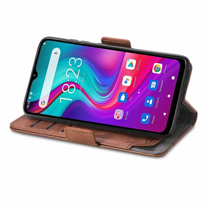 For Doogee X96 Pro CaseNeo Business Splicing Dual Magnetic Buckle Horizontal Flip PU Leather Case with Holder & Card Slots & Wallet(Brown) - More Brand by PMC Jewellery | Online Shopping South Africa | PMC Jewellery | Buy Now Pay Later Mobicred