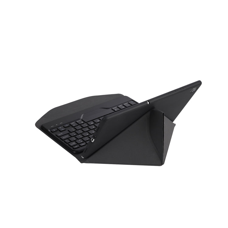 BM10 Diamond Texture Detachable Bluetooth Keyboard Leather Tablet Case with Pen Slot & Triangular Back Support For Lenovo Smart Tab M10 HPD Plus TB-X606F 10.3 inch(Black) - Lenovo Keyboard by PMC TechLife | Online Shopping South Africa | PMC TechLife
